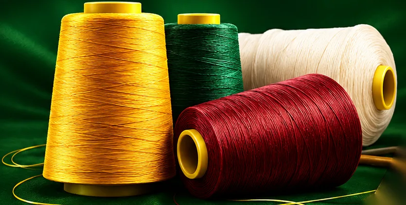 Cones of cotton thread from Resil Threads